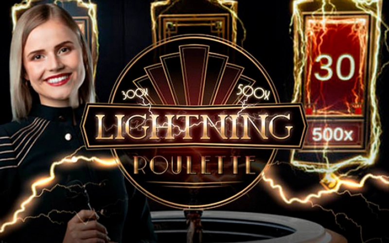 Spin the Lightning Roulette with a live dealer at Bet365.