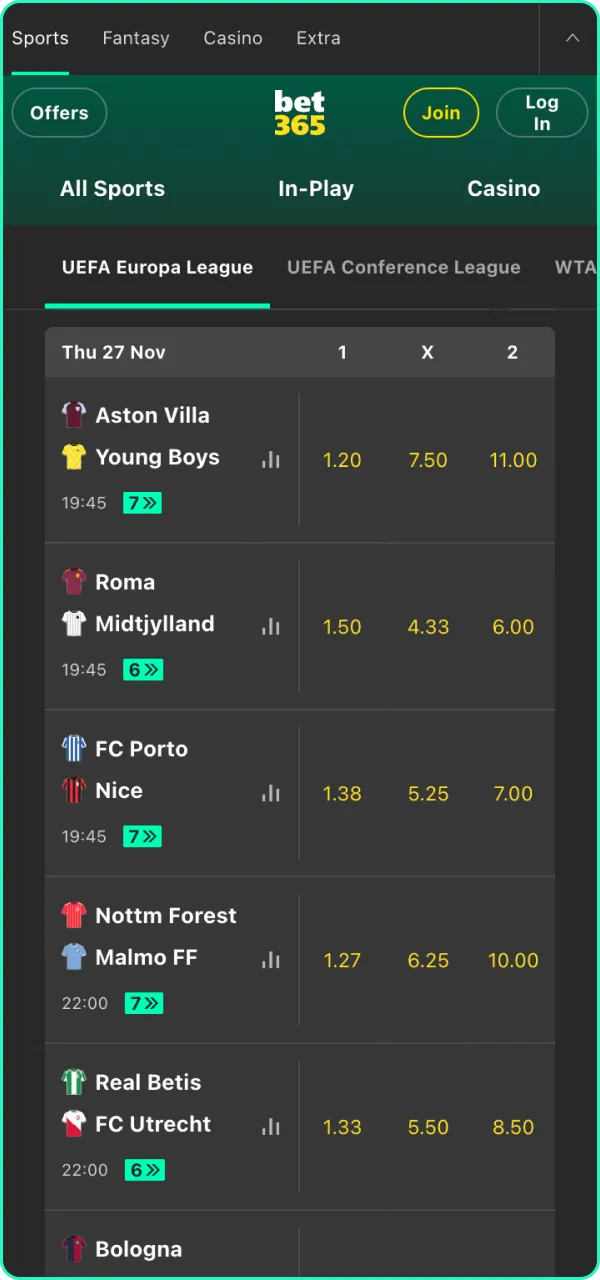 Bet365 sports betting opens doors to victories.