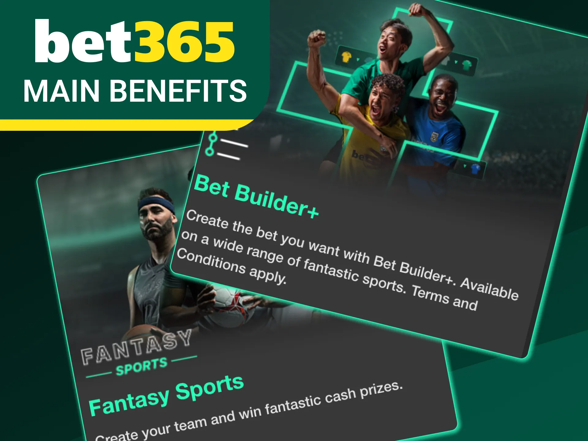 Bet365 gives players powerful winning advantages.